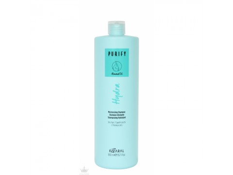 KAARAL PURIFY new HYDRA Drėkinamasis šampūnas sausiems plaukams su migdolų, alyvuogių, ryžių ir ramunėlių ekstraktais, 1000 ml KAARAL PURIFY new HYDRA Drėkinamasis šampūnas sausiems plaukams su migdolų, alyvuogių, ryžių ir ramunėlių ekstraktais, 1000 ml